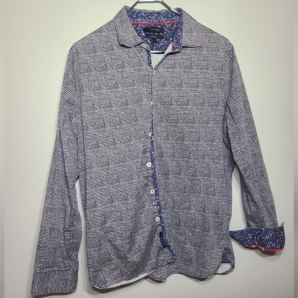Men's Blue Striped Shirt
